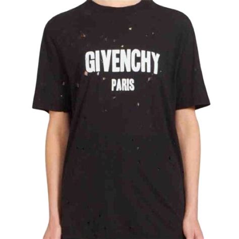 givenchy paris napoli shirt|givenchy top with holes.